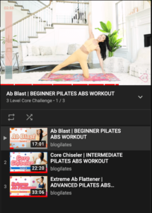 Blogilates' Pilates Ab Workouts Screenshot
