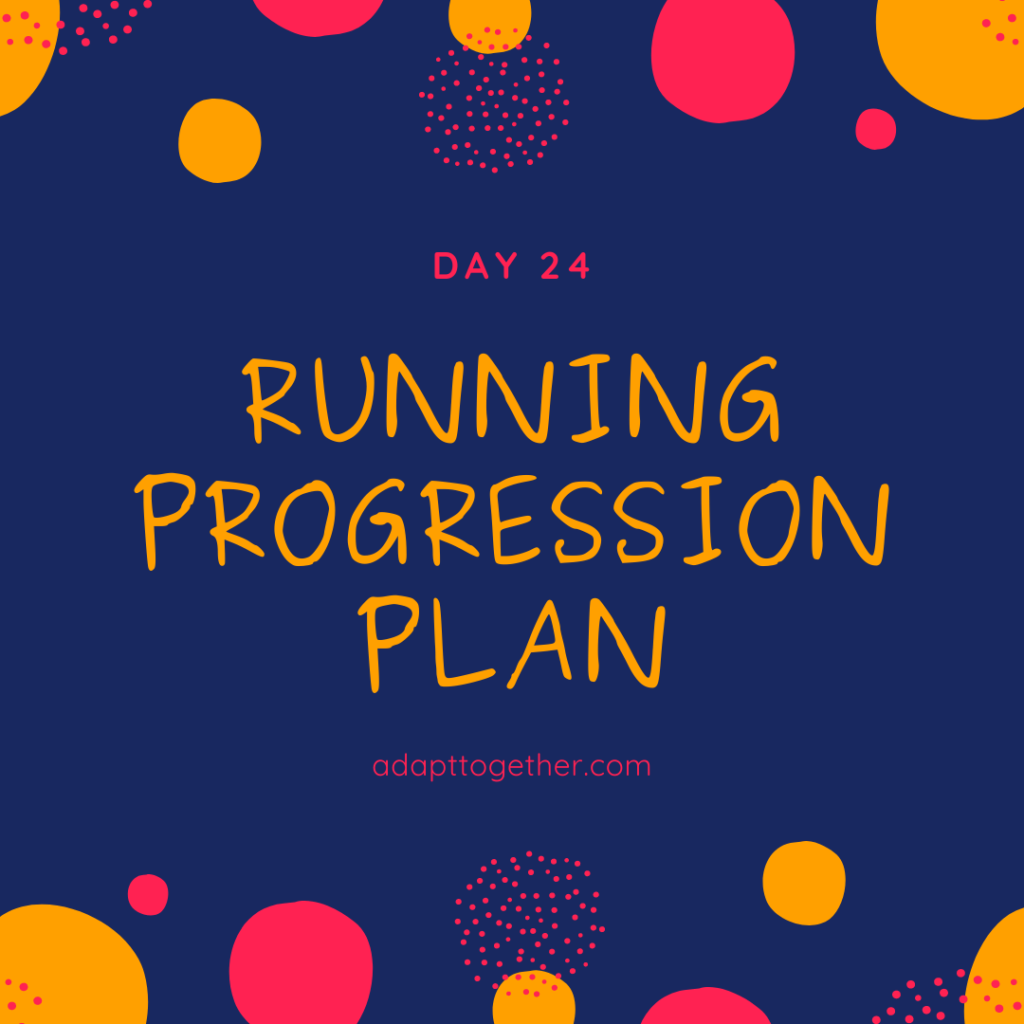 Running Progression Plan graphic